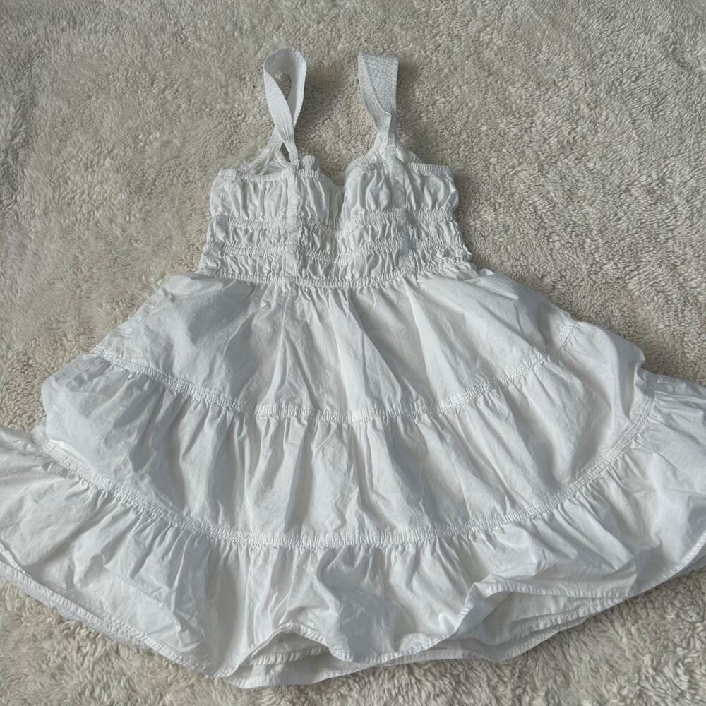 Sunday Best Aritzia White Poplin Dress Sz S Cottage Core Soft Girl Tomato Ballet - Picture 2 of 6
